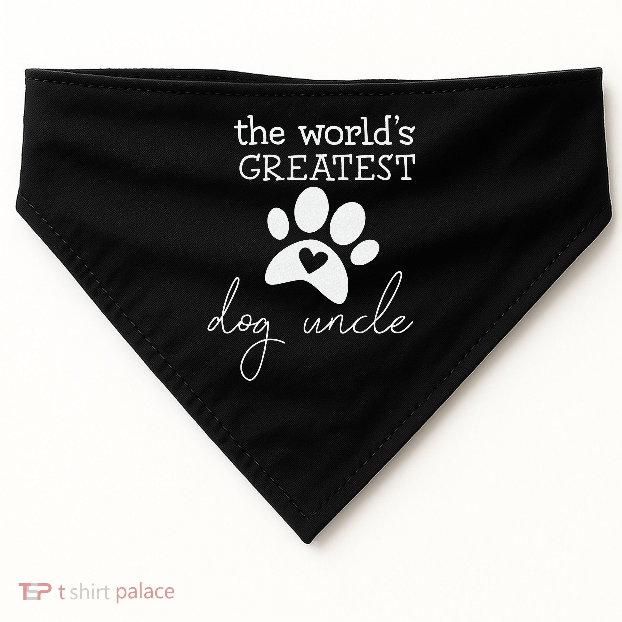 The World's Greatest Dog Uncle USA-Made Doggie Bandana