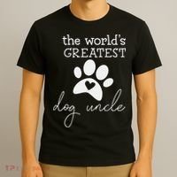 The World's Greatest Dog Uncle T-Shirt thumb 3