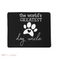 The World's Greatest Dog Uncle Mousepad thumb 0