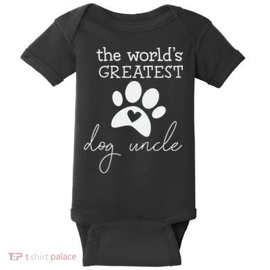 The World's Greatest Dog Uncle Baby Bodysuit