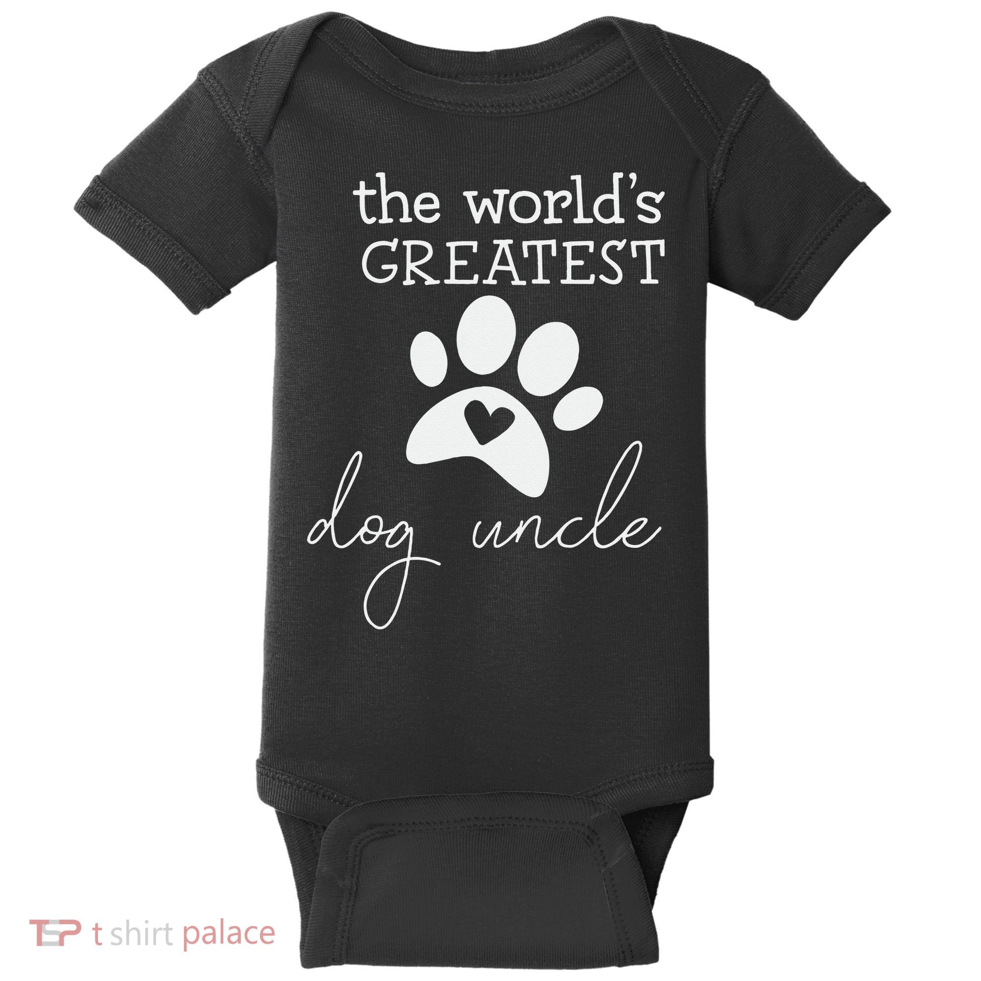 The World's Greatest Dog Uncle Baby Bodysuit