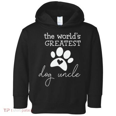 The World's Greatest Dog Uncle Toddler Hoodie