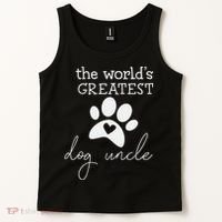 The World's Greatest Dog Uncle Tank Top thumb 2