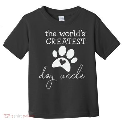The World's Greatest Dog Uncle Toddler T-Shirt
