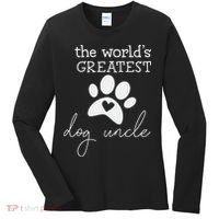 The World's Greatest Dog Uncle Women's Long Sleeve Shirt thumb 0