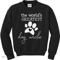 The World's Greatest Dog Uncle Kids Sweatshirt thumb 0