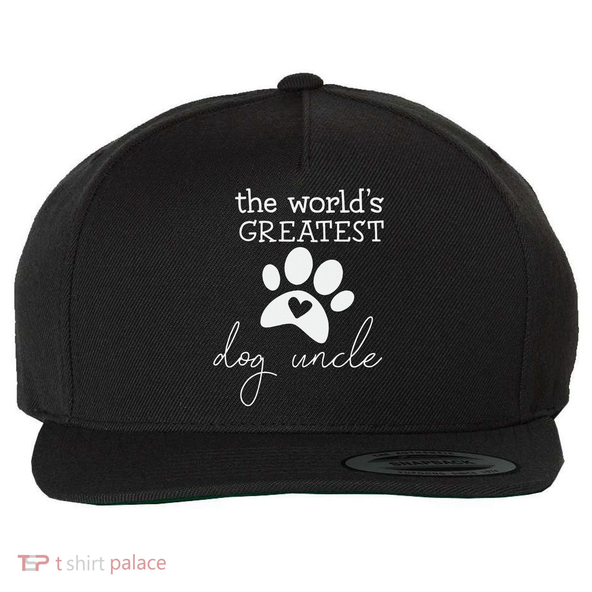 The World's Greatest Dog Uncle Wool Snapback Cap