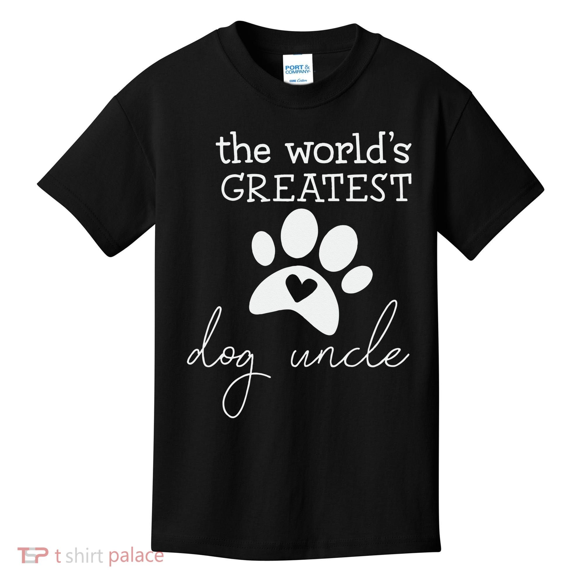 The World's Greatest Dog Uncle Kids T-Shirt
