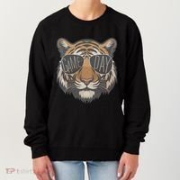 Tigers With Game Day Glasses Game Day Mascot Women's Sweatshirt thumb 0