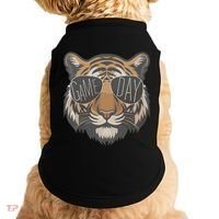 Tigers With Game Day Glasses Game Day Mascot Doggie Tank thumb 0
