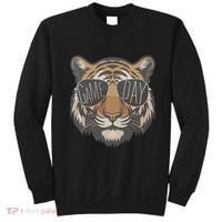Tigers With Game Day Glasses Game Day Mascot Sweatshirt thumb 0