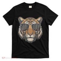 Tigers With Game Day Glasses Game Day Mascot T-Shirt thumb 0