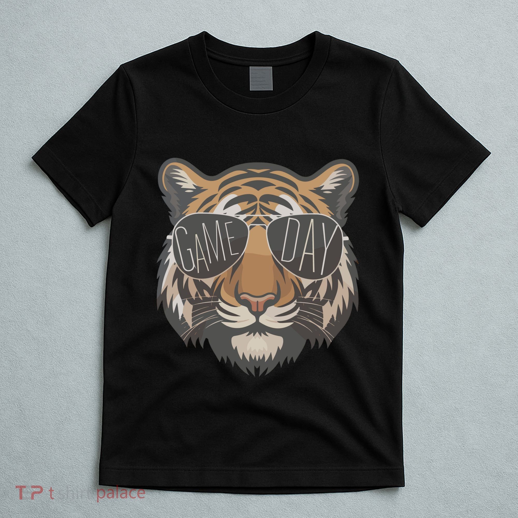 Tigers With Game Day Glasses Game Day Mascot T-Shirt