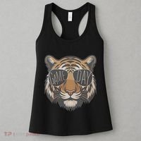 Tigers With Game Day Glasses Game Day Mascot Women's Tank Top thumb 3