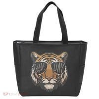 Tigers With Game Day Glasses Game Day Mascot Tote Bag thumb 0