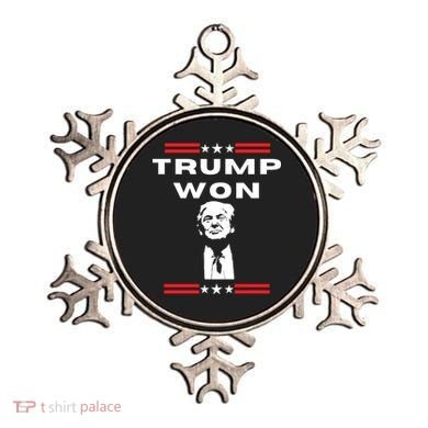 Trump Won, He'll Be Back, Ready To Beat Them A 3rd Time Ornament