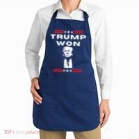 Trump Won, He'll Be Back, Ready To Beat Them A 3rd Time Apron thumb 2