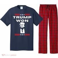 Trump Won, He'll Be Back, Ready To Beat Them A 3rd Time Pajama Set thumb 0