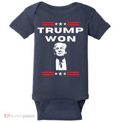 Trump Won, He'll Be Back, Ready To Beat Them A 3rd Time Baby Bodysuit