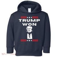 Trump Won, He'll Be Back, Ready To Beat Them A 3rd Time Toddler Hoodie thumb 0