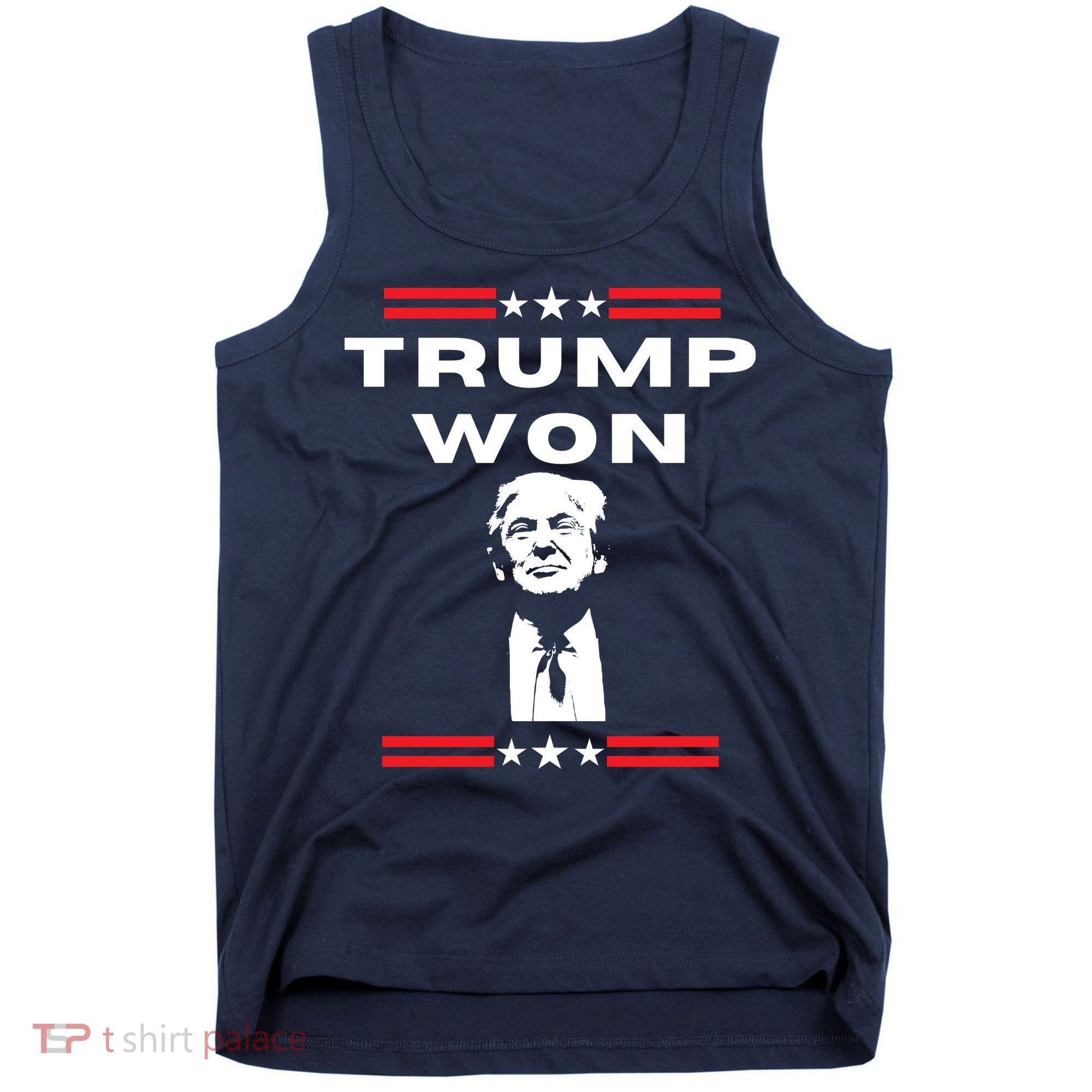 Trump Won, He'll Be Back, Ready To Beat Them A 3rd Time Tank Top