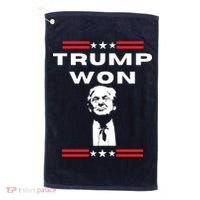 Trump Won, He'll Be Back, Ready To Beat Them A 3rd Time Golf Towel thumb 0