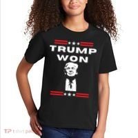 Trump Won, He'll Be Back, Ready To Beat Them A 3rd Time Kids T-Shirt thumb 2