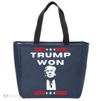 Trump Won, He'll Be Back, Ready To Beat Them A 3rd Time Tote Bag