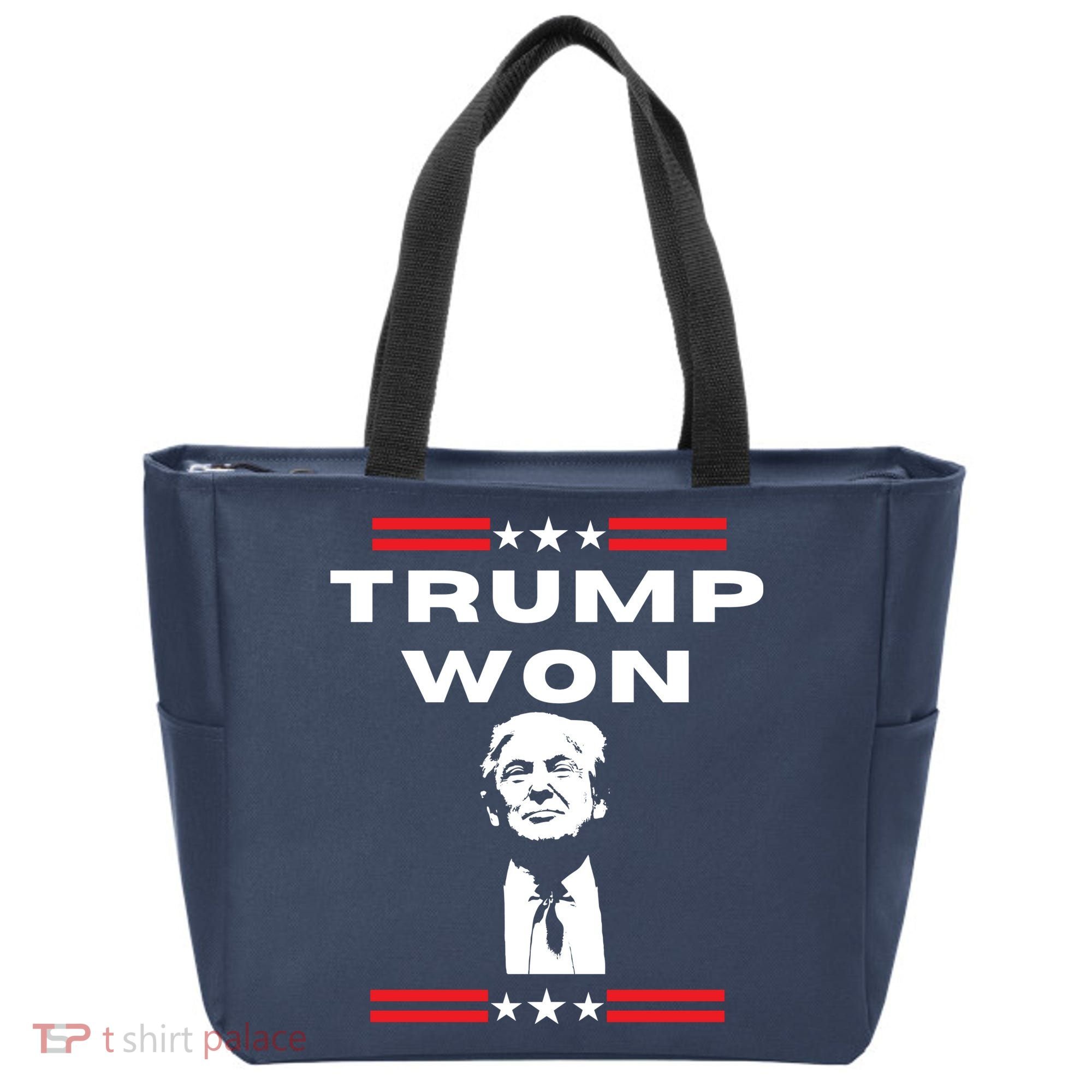 Trump Won, He'll Be Back, Ready To Beat Them A 3rd Time Tote Bag