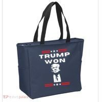 Trump Won, He'll Be Back, Ready To Beat Them A 3rd Time Tote Bag thumb 2