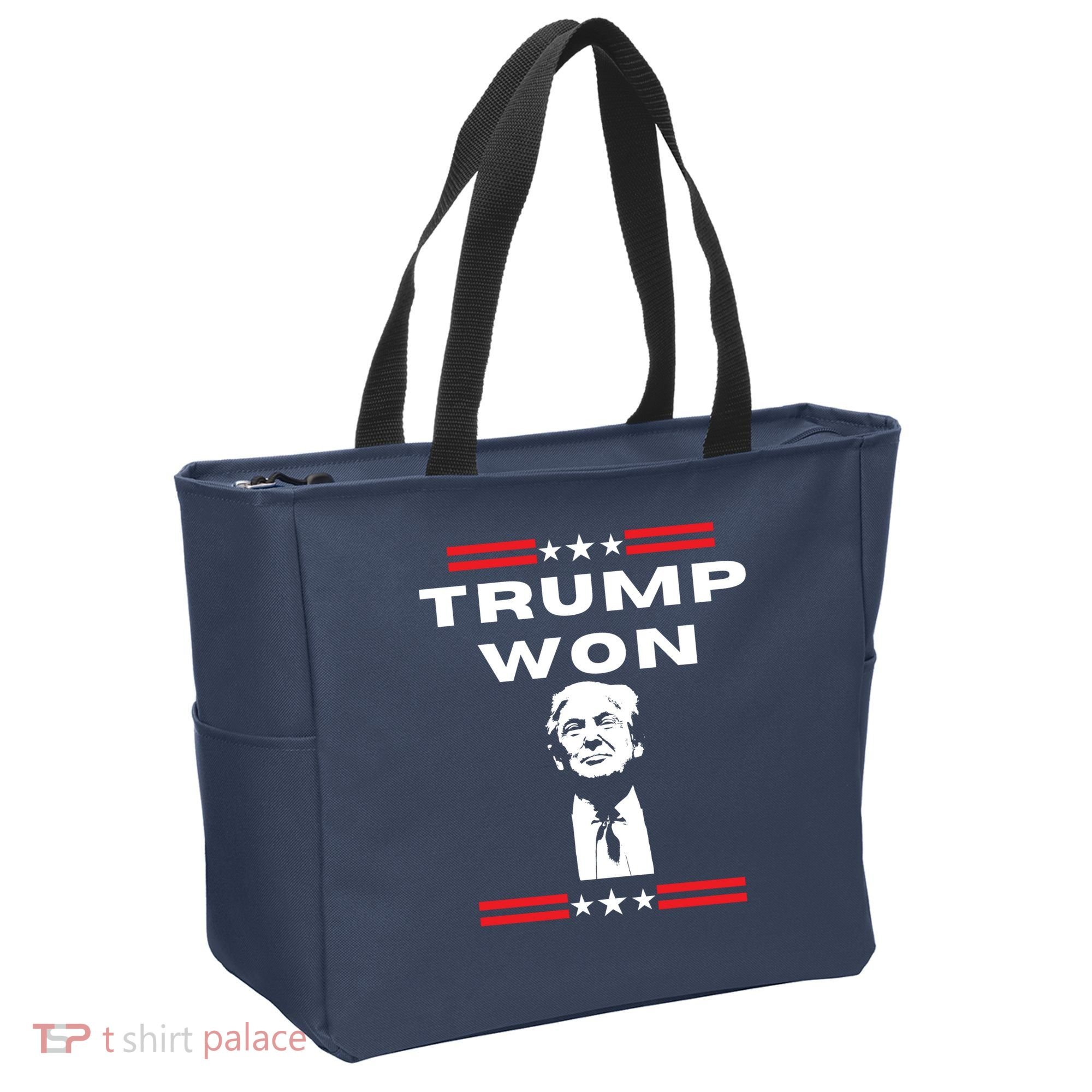 Trump Won, He'll Be Back, Ready To Beat Them A 3rd Time Tote Bag