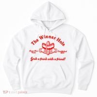 The Wiener Hole Grab A Frank With A Friend Hoodie thumb 0