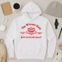 The Wiener Hole Grab A Frank With A Friend Hoodie thumb 3