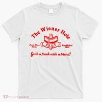 The Wiener Hole Grab A Frank With A Friend T-Shirt thumb 0