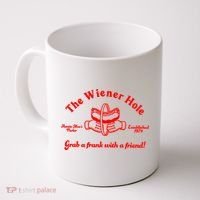 The Wiener Hole Grab A Frank With A Friend Coffee Mug thumb 0
