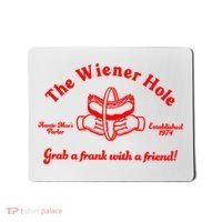 The Wiener Hole Grab A Frank With A Friend Mousepad thumb 0