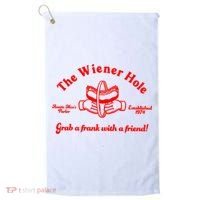 The Wiener Hole Grab A Frank With A Friend Golf Towel thumb 0