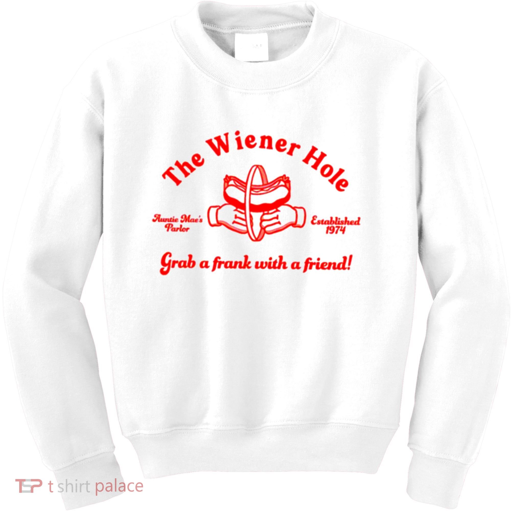 The Wiener Hole Grab A Frank With A Friend Kids Sweatshirt