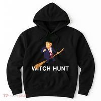 Trump Witch Hunt Funny Halloween Costume Hoodie thumb 0