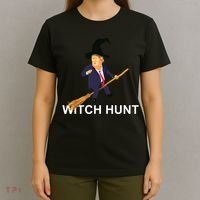 Trump Witch Hunt Funny Halloween Costume T-Shirt thumb 4