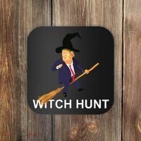 Trump Witch Hunt Funny Halloween Costume Coaster thumb 0
