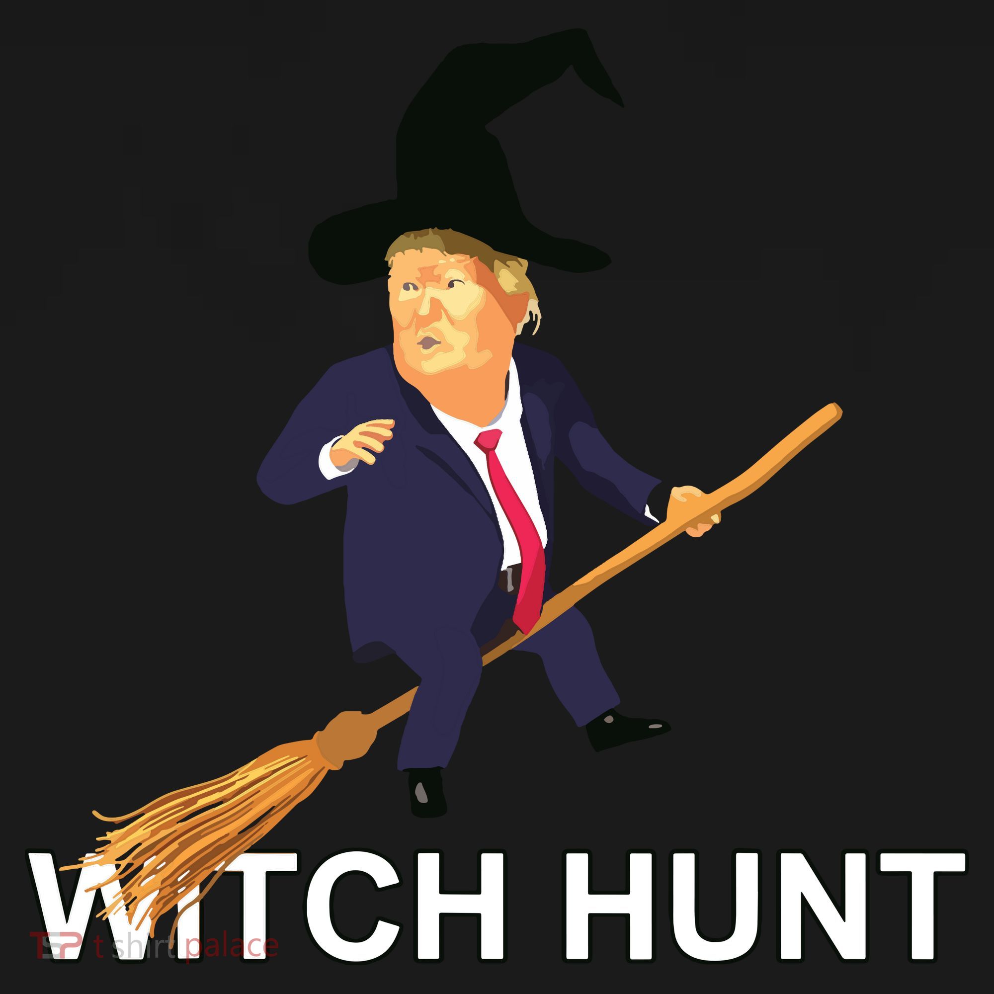 Trump Witch Hunt Funny Halloween Costume Women's Hoodie