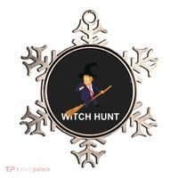 Trump Witch Hunt Funny Halloween Costume Ornament thumb 0