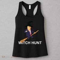 Trump Witch Hunt Funny Halloween Costume Women's Tank Top thumb 3
