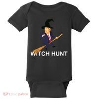 Trump Witch Hunt Funny Halloween Costume Baby Bodysuit thumb 0