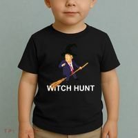 Trump Witch Hunt Funny Halloween Costume Toddler T-Shirt thumb 2