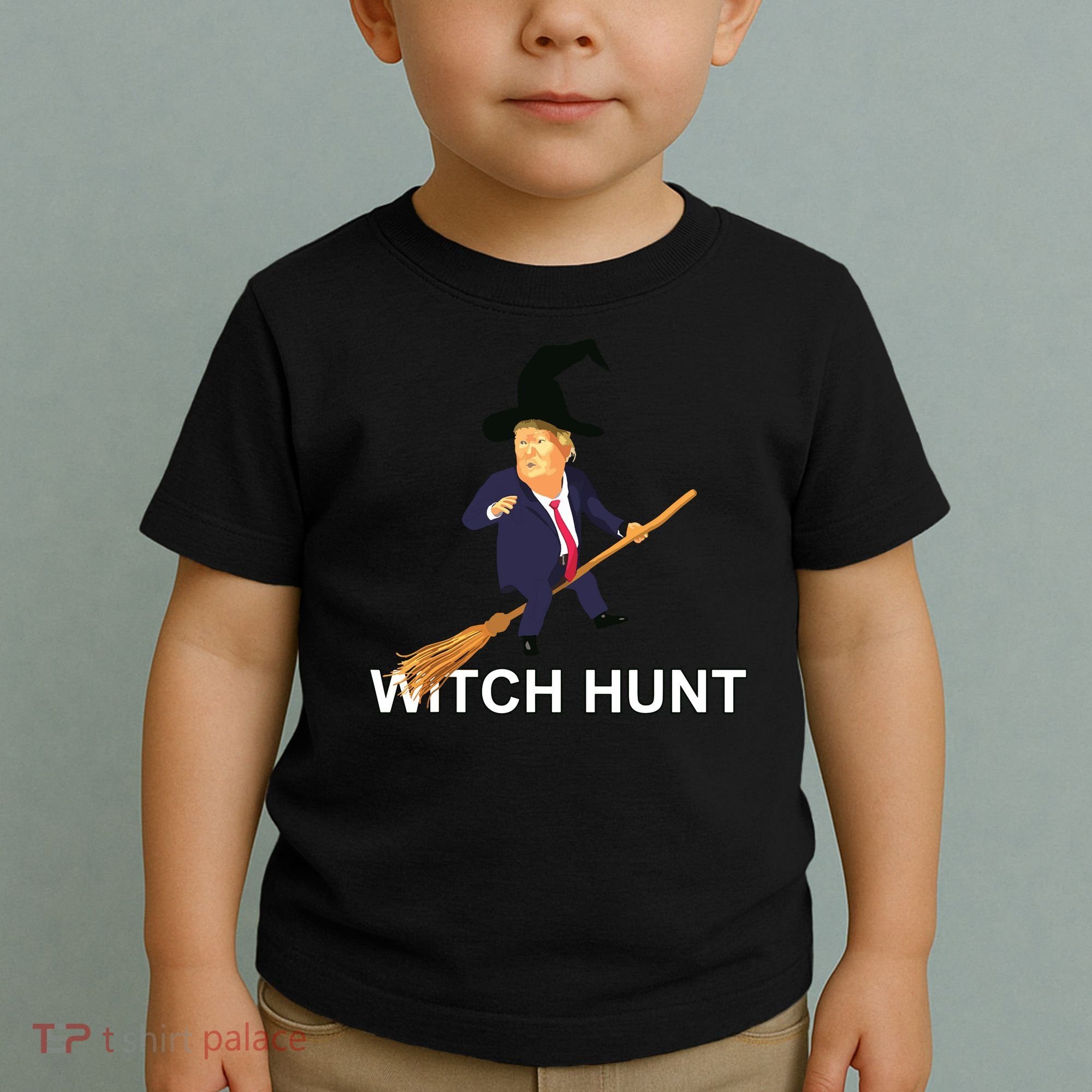 Trump Witch Hunt Funny Halloween Costume Toddler T-Shirt