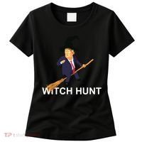 Trump Witch Hunt Funny Halloween Costume Women's T-Shirt thumb 0