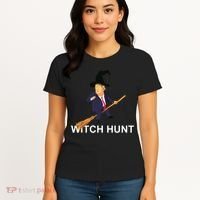 Trump Witch Hunt Funny Halloween Costume Women's T-Shirt thumb 4