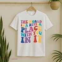 The World Is A Better Place With You In It Mental Health Awareness T-Shirt thumb 2